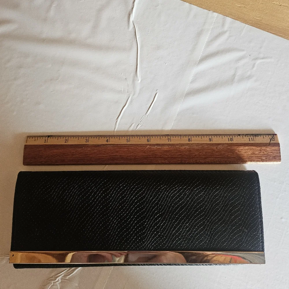 Bijoux Terner Black and gold clutch bag #eveningbag - Picture 5 of 5